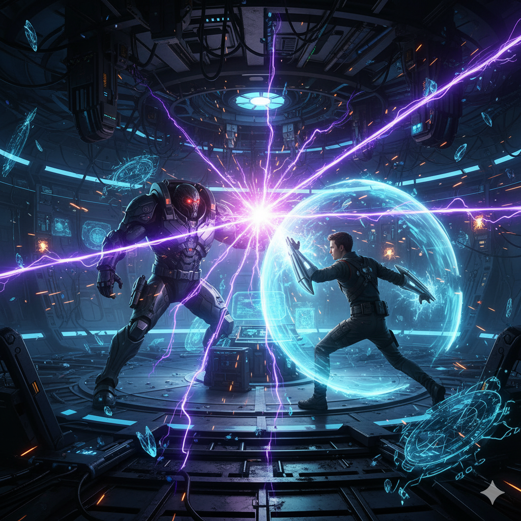 Kael vs Vorn - Core Chamber Fight